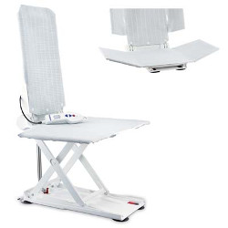 Aquatec J, Reclining Back Wide - White